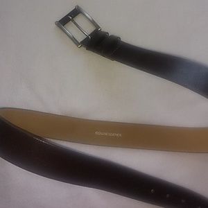 Women's Leather Belt Dark Brown L